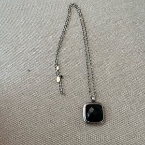 Anthology Silver necklace & 2 sided Pendant